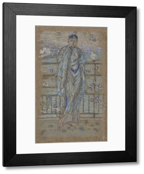 Framed Print : Morning Glories, 1871-1873. Creator: James Abbott McNeill Whistler Framed Print : Morning Glories, 1871-1873. Creator: James Abbott McNeill Whistler