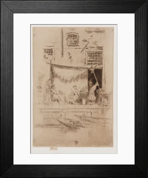 Framed Print : Fruit Stall, 1879-1880. Creator: James Abbott McNeill Whistler Framed Print : Fruit Stall, 1879-1880. Creator: James Abbott McNeill Whistler
