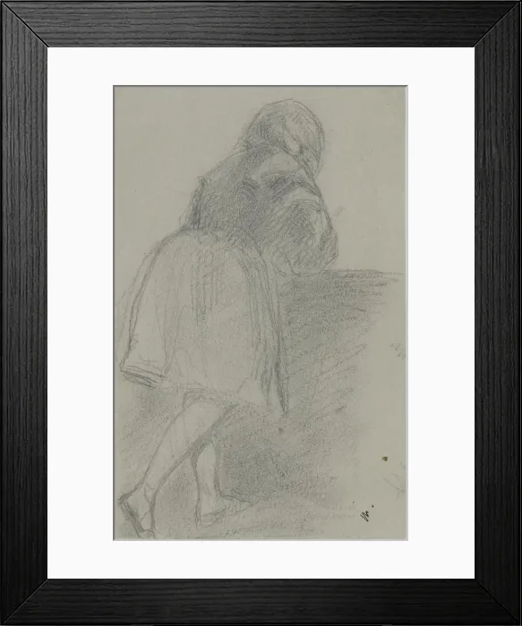 Framed Print : Annie, 1858-1859. Creator: James Abbott McNeill Whistler Framed Print : Annie, 1858-1859. Creator: James Abbott McNeill Whistler