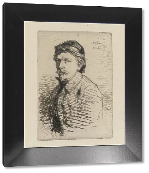 Auguste Delatre, 1858. Creator: James Abbott McNeill Whistler