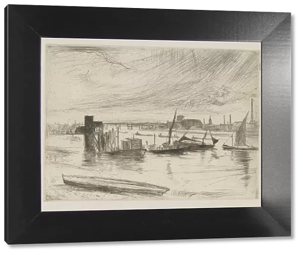 Battersea Dawn (Cadogan Pier), 1863. Creator: James Abbott McNeill Whistler