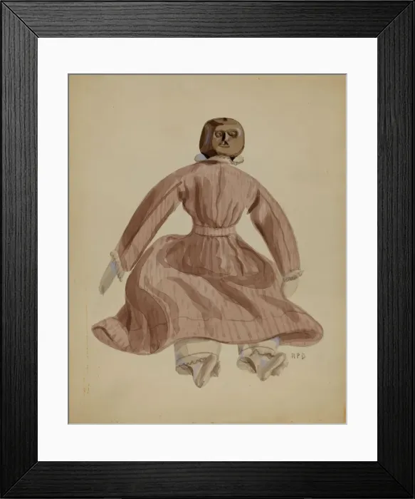 Framed Print : Doll, c. 1936. Creator: Raoul Du Bois Framed Print : Doll, c. 1936. Creator: Raoul Du Bois