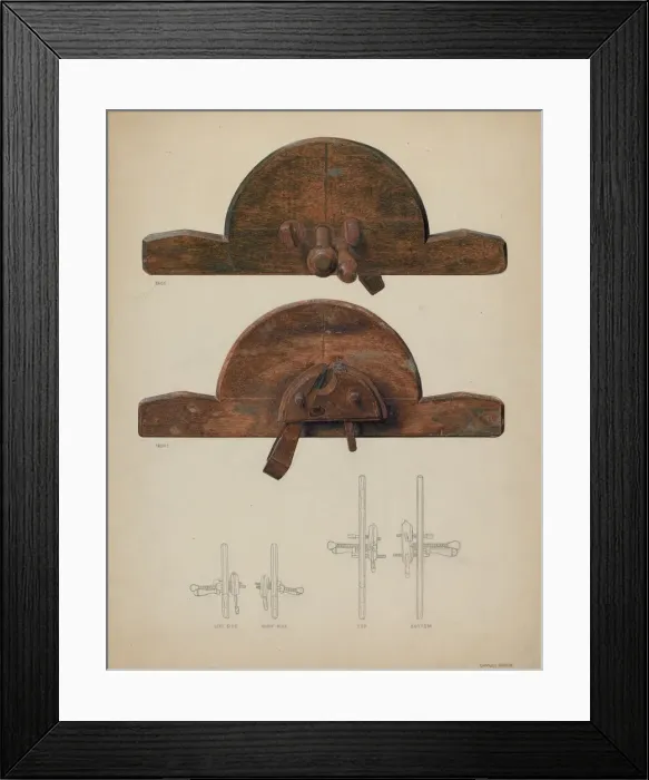 Framed Print : Groove Plane, c. 1937. Creator: Samuel Faigin Framed Print : Groove Plane, c. 1937. Creator: Samuel Faigin
