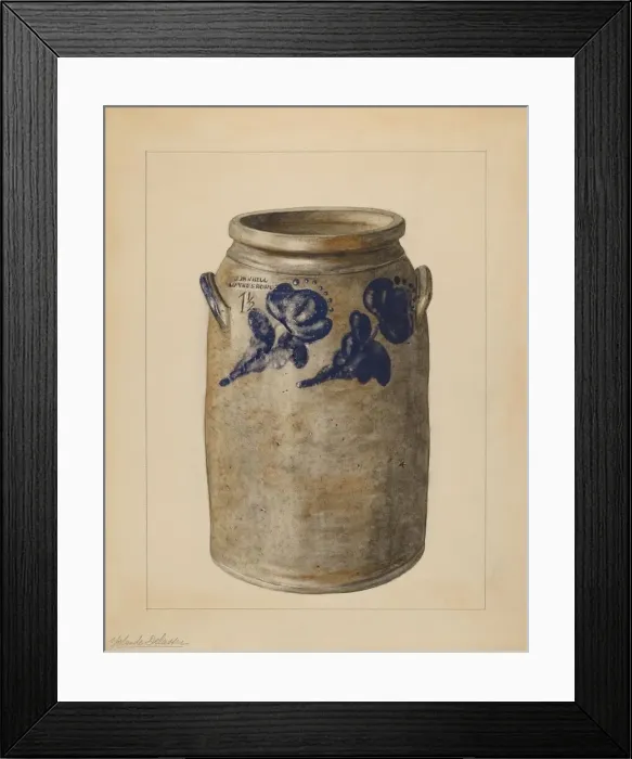 Framed Print : Jar, c. 1937. Creator: Yolande Delasser Framed Print : Jar, c. 1937. Creator: Yolande Delasser