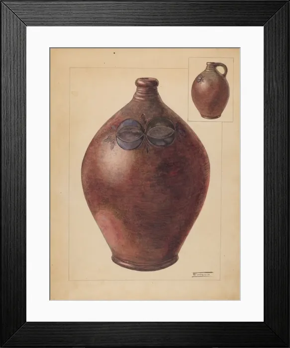 Framed Print : Jug, c. 1936. Creator: Frank Fumagalli Framed Print : Jug, c. 1936. Creator: Frank Fumagalli