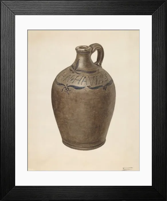 Framed Print : Jug, c. 1938. Creator: Frank Fumagalli Framed Print : Jug, c. 1938. Creator: Frank Fumagalli