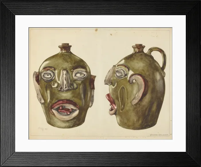 Framed Print : Jug, c. 1940. Creator: Yolande Delasser Framed Print : Jug, c. 1940. Creator: Yolande Delasser