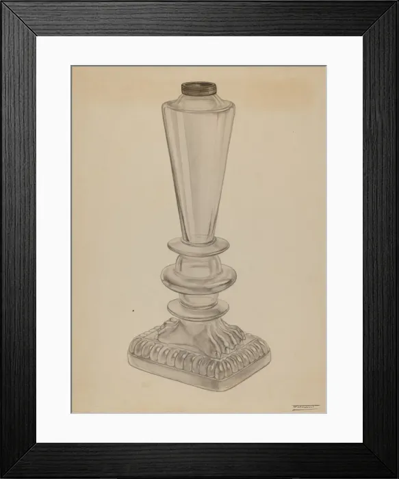 Framed Print : Lamp, c. 1937. Creator: Frank Fumagalli Framed Print : Lamp, c. 1937. Creator: Frank Fumagalli