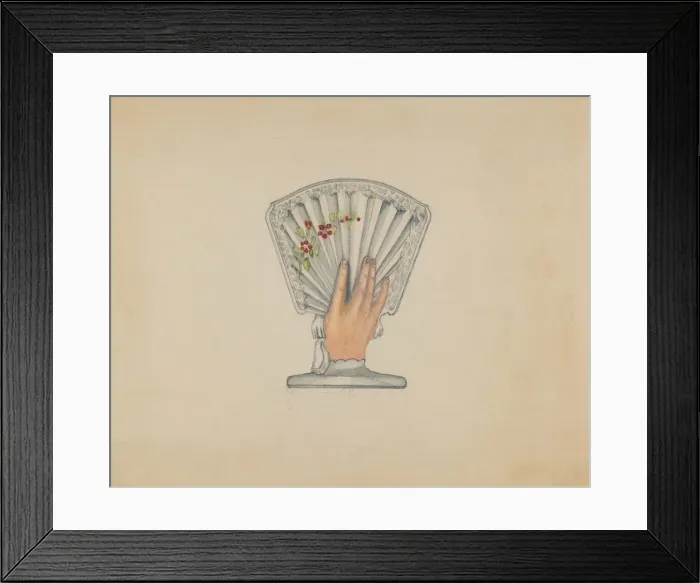 Framed Print : Match Holder, c. 1936. Creator: Albert Eyth Framed Print : Match Holder, c. 1936. Creator: Albert Eyth