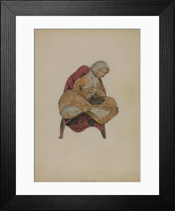 Framed Print : Nut Head Doll #2, 1935 / 1942. Creator: William Frank Framed Print : Nut Head Doll #2, 1935 / 1942. Creator: William Frank