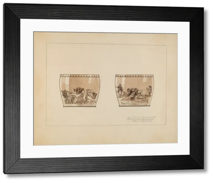Framed Print : Pitcher, c. 1938. Creator: John Fisk Framed Print : Pitcher, c. 1938. Creator: John Fisk