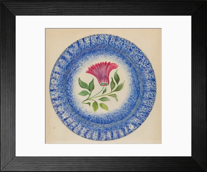 Framed Print : Plate, c. 1936. Creator: Albert Eyth Framed Print : Plate, c. 1936. Creator: Albert Eyth