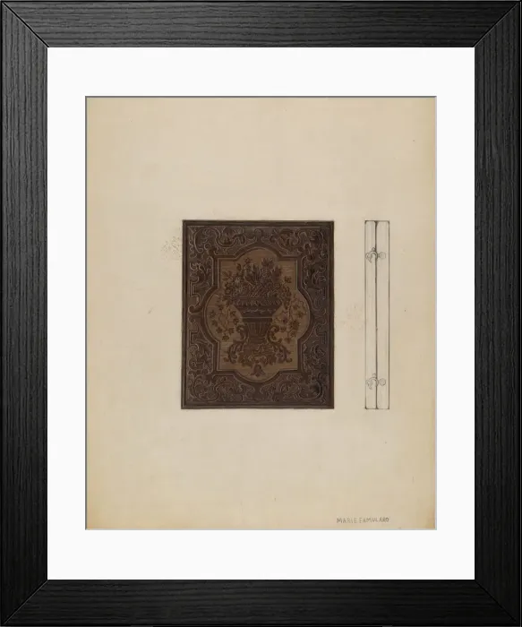 Framed Print : Portrait Case, 1935 / 1942. Creator: Marie Famularo Framed Print : Portrait Case, 1935 / 1942. Creator: Marie Famularo