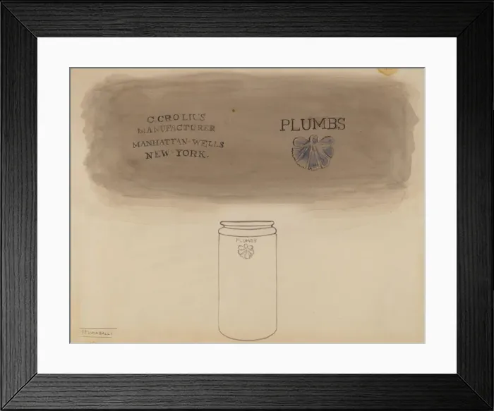 Framed Print : Preserve Jar, c. 1940. Creator: Frank Fumagalli Framed Print : Preserve Jar, c. 1940. Creator: Frank Fumagalli