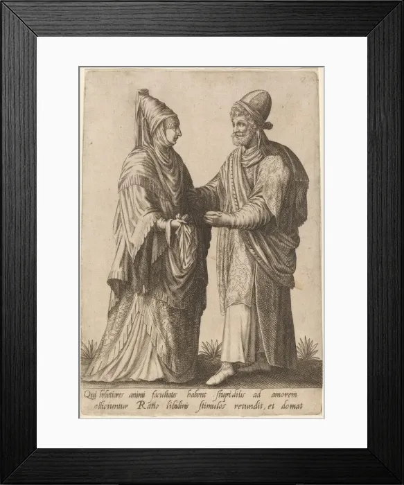 Framed Print : Qui hebetiores animi facultates... 1597. Creator: Robert Boissard Framed Print : Qui hebetiores animi facultates... 1597. Creator: Robert Boissard