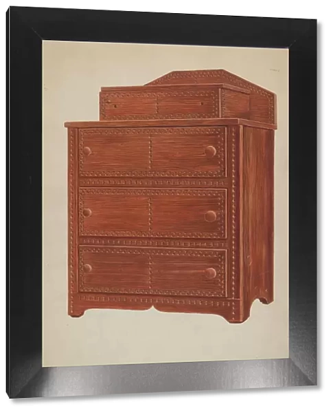 Sewing Cabinet, c. 1937. Creator: Frank Eiseman