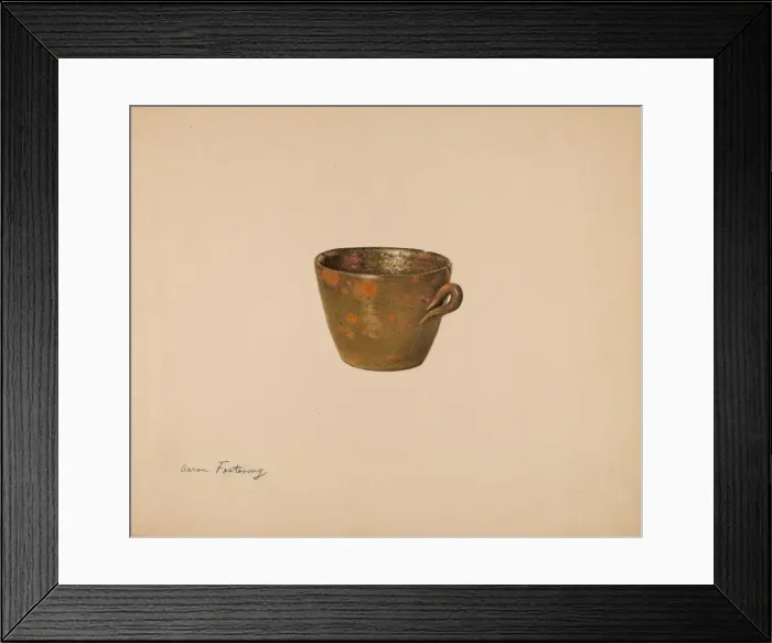 Framed Print : Cup, c. 1939. Creator: Aaron Fastovsky Framed Print : Cup, c. 1939. Creator: Aaron Fastovsky
