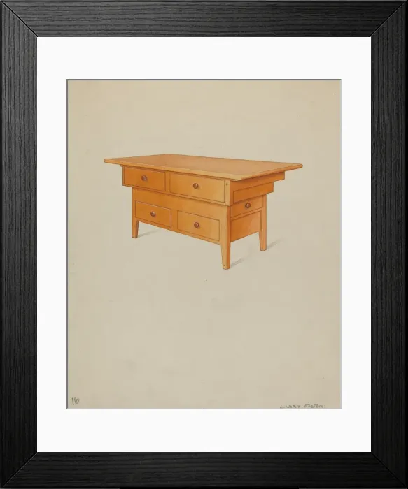 Framed Print : Dairy Counter, 1935 / 1942. Creator: Lawrence Foster Framed Print : Dairy Counter, 1935 / 1942. Creator: Lawrence Foster