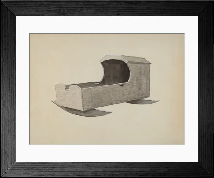 Framed Print : Cradle, c. 1936. Creator: Edward L Loper Framed Print : Cradle, c. 1936. Creator: Edward L Loper