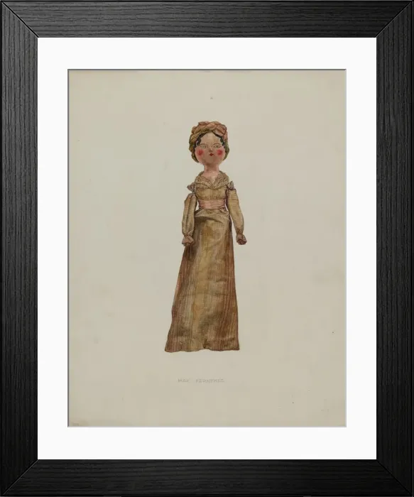 Framed Print : Doll, 1935 / 1942. Creator: Max Fernekes Framed Print : Doll, 1935 / 1942. Creator: Max Fernekes
