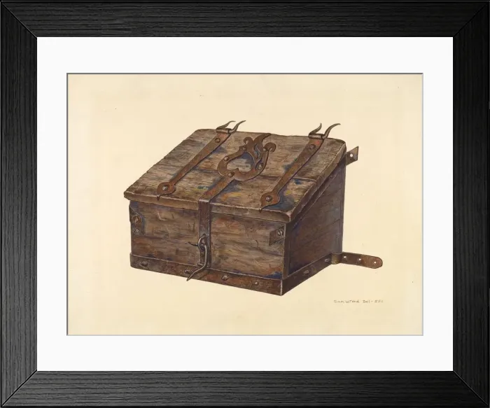Framed Print : Conestoga Tool Box, c. 1939. Creator: Samuel W. Ford Framed Print : Conestoga Tool Box, c. 1939. Creator: Samuel W. Ford
