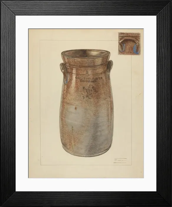 Framed Print : Churn, 1935 / 1942. Creator: Frank Fumagalli Framed Print : Churn, 1935 / 1942. Creator: Frank Fumagalli