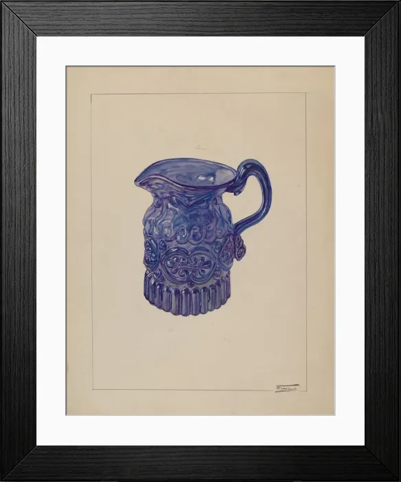 Framed Print : Cream Pitcher, c. 1937. Creator: Frank Fumagalli Framed Print : Cream Pitcher, c. 1937. Creator: Frank Fumagalli