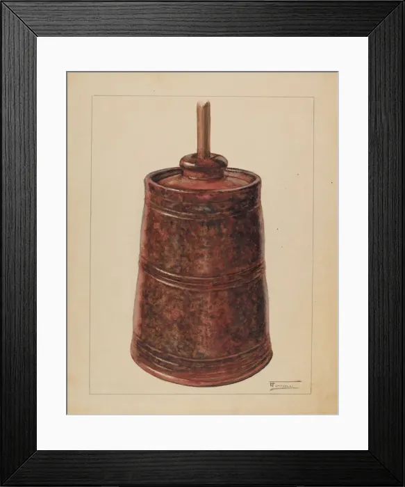 Framed Print : Churn, c. 1936. Creator: Frank Fumagalli