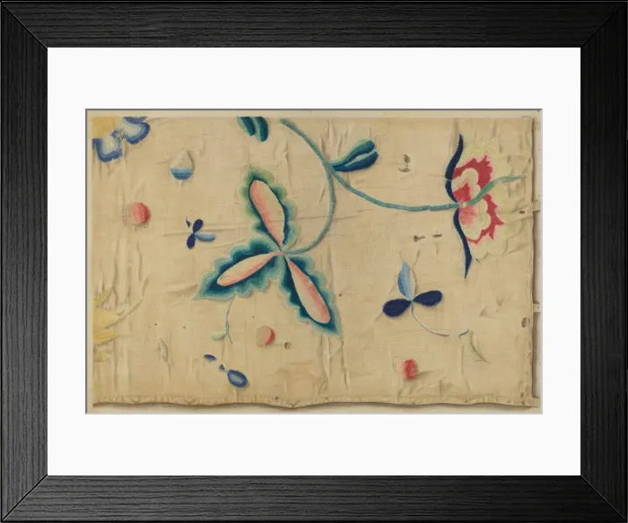 Framed Print : Crewel Embroidery, c. 1937. Creator: Betty Fuerst Framed Print : Crewel Embroidery, c. 1937. Creator: Betty Fuerst