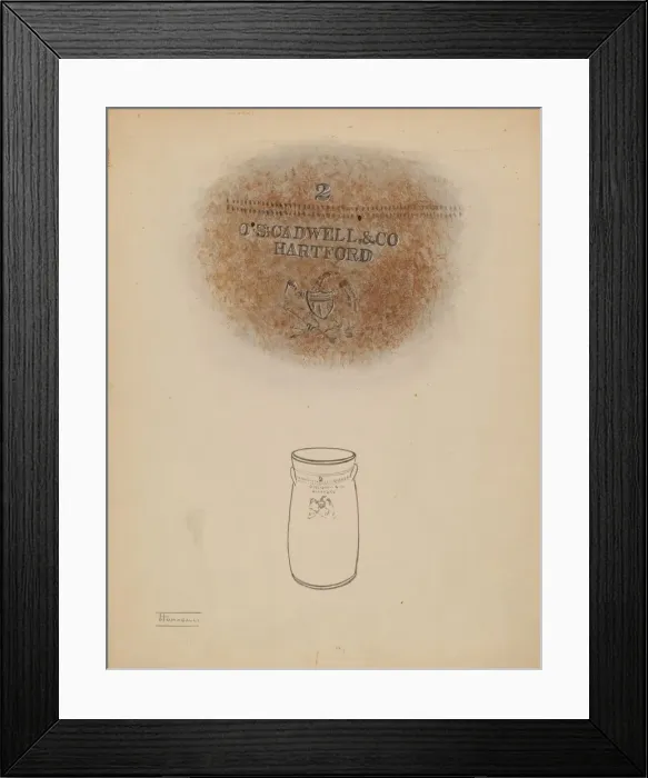 Framed Print : Churn, c. 1936. Creator: Frank Fumagalli Framed Print : Churn, c. 1936. Creator: Frank Fumagalli