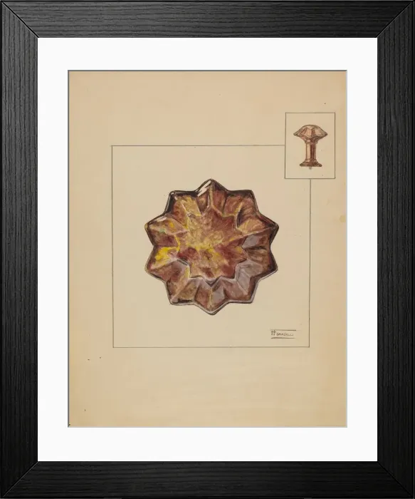 Framed Print : Curtain Tie Back, c. 1936. Creator: Frank Fumagalli Framed Print : Curtain Tie Back, c. 1936. Creator: Frank Fumagalli