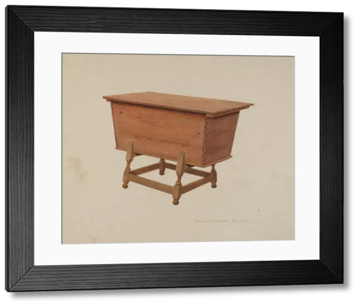 Framed Print : Dough Bin, c. 1939. Creator: William H Edwards Framed Print : Dough Bin, c. 1939. Creator: William H Edwards