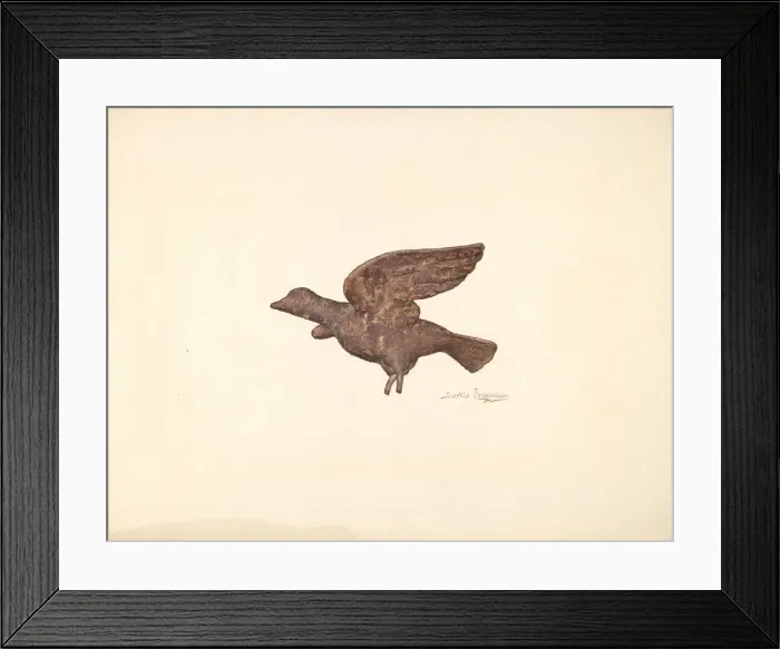 Framed Print : Dove, c. 1940. Creator: Sarkis Erganian Framed Print : Dove, c. 1940. Creator: Sarkis Erganian