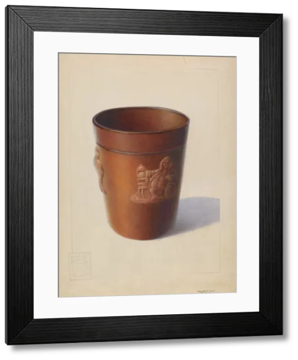 Framed Print : Crock, c. 1937. Creator: Edward L Loper Framed Print : Crock, c. 1937. Creator: Edward L Loper