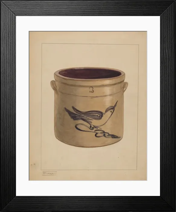 Framed Print : Crock, c. 1938. Creator: Frank Fumagalli Framed Print : Crock, c. 1938. Creator: Frank Fumagalli
