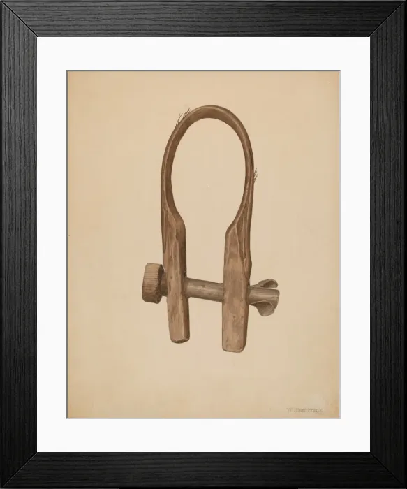 Framed Print : Cleaver, 1935 / 1942. Creator: William Frank Framed Print : Cleaver, 1935 / 1942. Creator: William Frank