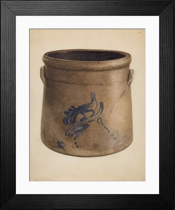 Framed Print : Crock, c. 1939. Creator: Yolande Delasser Framed Print : Crock, c. 1939. Creator: Yolande Delasser