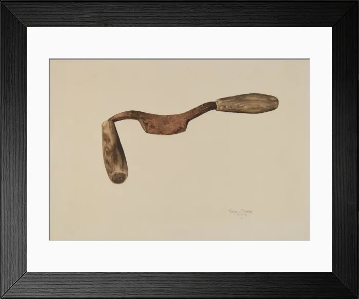Framed Print : Coopers Chamfer Knife, 1938. Creator: Thomas Dooley Framed Print : Coopers Chamfer Knife, 1938. Creator: Thomas Dooley