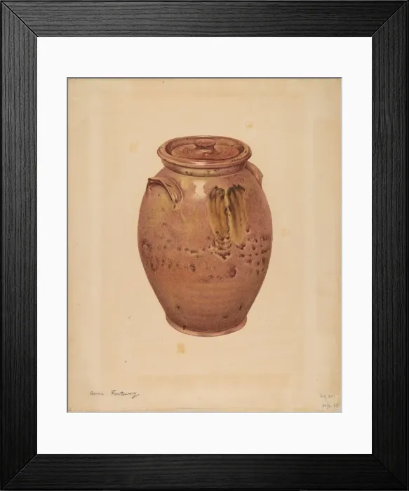 Framed Print : Jar, probably 1940. Creator: Aaron Fastovsky Framed Print : Jar, probably 1940. Creator: Aaron Fastovsky