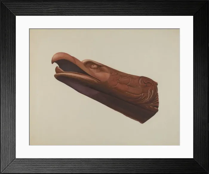 Framed Print : Eagle, 1935 / 1942. Creator: Betty Fuerst Framed Print : Eagle, 1935 / 1942. Creator: Betty Fuerst