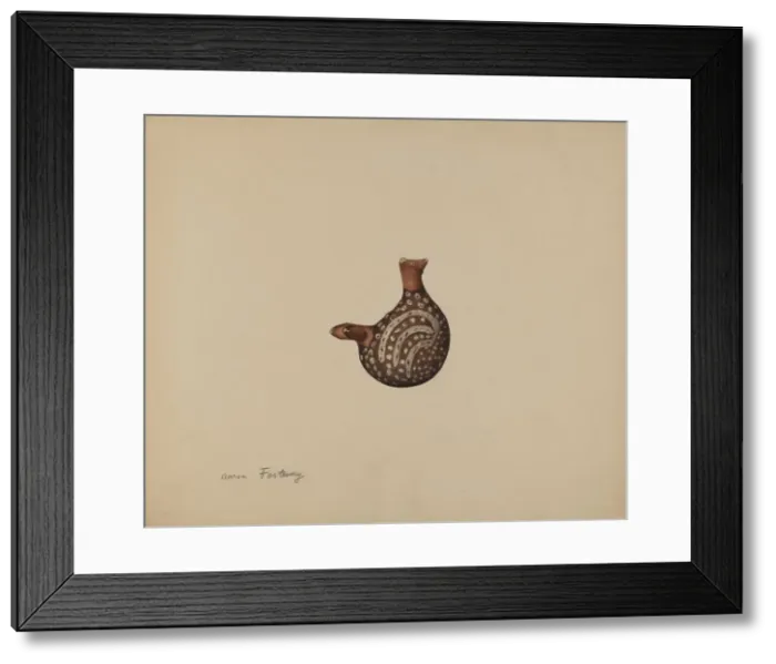 Framed Print : Earthenware Bird, c. 1940. Creator: Aaron Fastovsky Framed Print : Earthenware Bird, c. 1940. Creator: Aaron Fastovsky