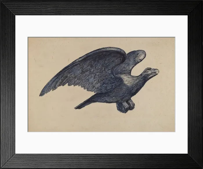 Framed Print : Eagle, 1935 / 1942. Creator: Elisabeth Fulda Framed Print : Eagle, 1935 / 1942. Creator: Elisabeth Fulda