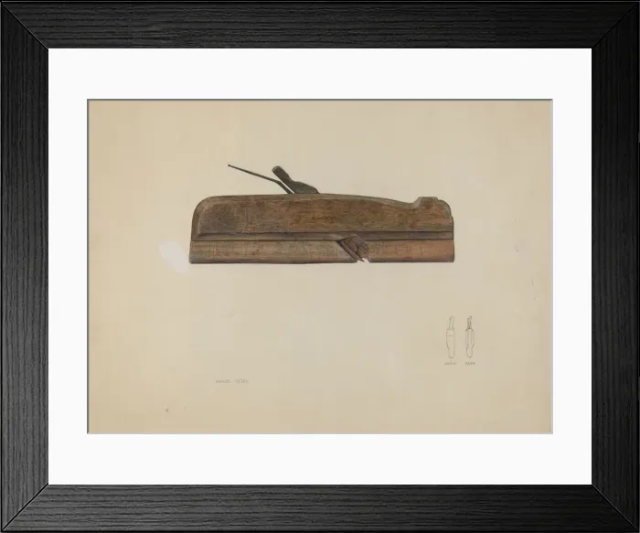 Framed Print : Hollow Plane, c. 1937. Creator: Samuel Faigin Framed Print : Hollow Plane, c. 1937. Creator: Samuel Faigin