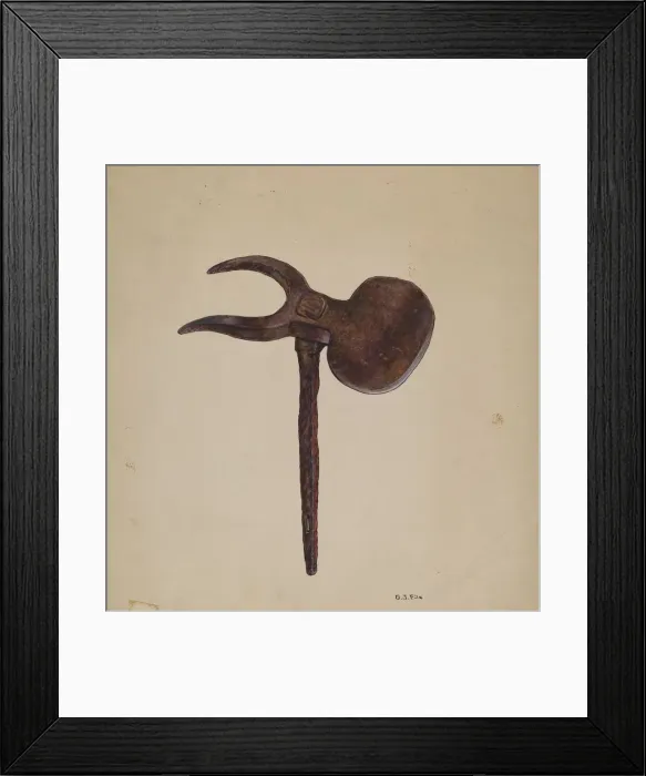 Framed Print : Hoe, 1935 / 1942. Creator: George File Framed Print : Hoe, 1935 / 1942. Creator: George File