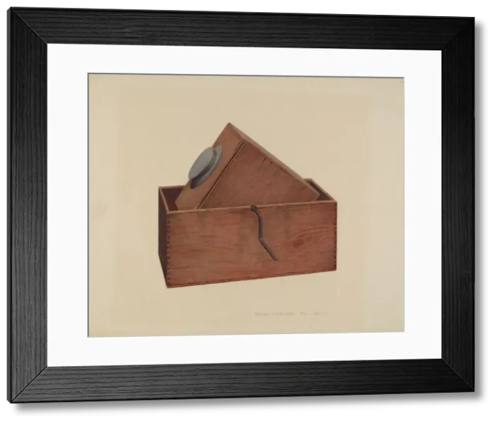 Framed Print : Ice Cream Freezer, c. 1939. Creator: William H Edwards Framed Print : Ice Cream Freezer, c. 1939. Creator: William H Edwards