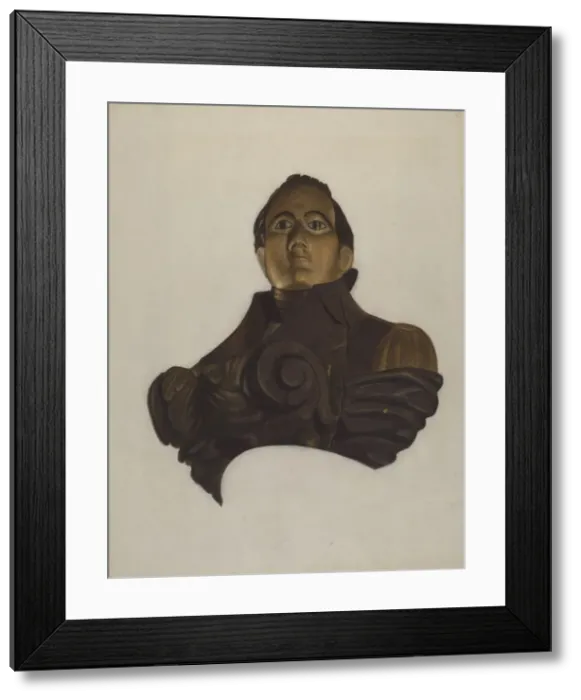 Framed Print : Figurehead, c. 1936. Creator: Betty Fuerst Framed Print : Figurehead, c. 1936. Creator: Betty Fuerst