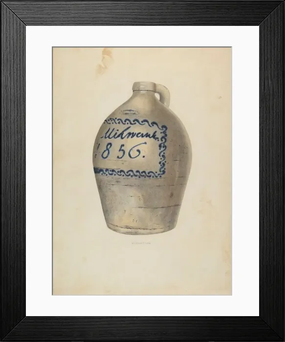 Framed Print : Jug, c. 1937. Creator: William Frank Framed Print : Jug, c. 1937. Creator: William Frank