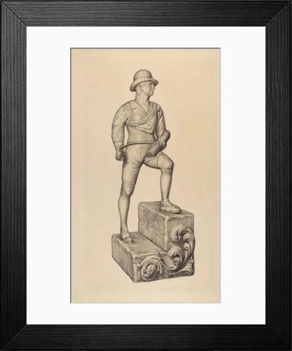 Framed Print : Figurehead, 1935 / 1942. Creator: Elisabeth Fulda Framed Print : Figurehead, 1935 / 1942. Creator: Elisabeth Fulda