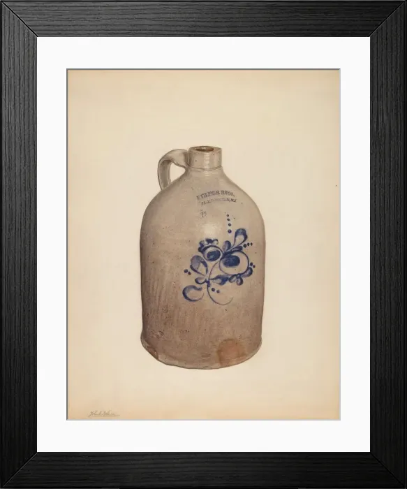 Framed Print : Jug, c. 1938. Creator: Yolande Delasser Framed Print : Jug, c. 1938. Creator: Yolande Delasser