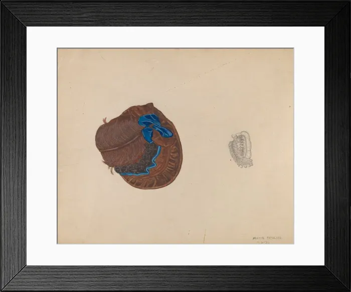 Framed Print : Hat, 1936. Creator: Marie Famularo Framed Print : Hat, 1936. Creator: Marie Famularo